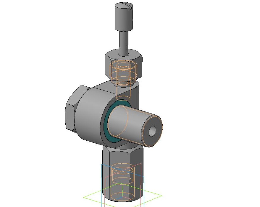 скриншот М13_КР_03 на тему Клапан регулируемый. Вариант 13