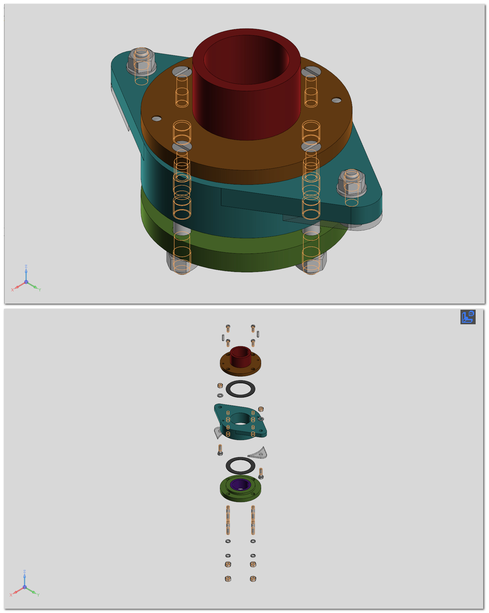 скриншот А6ГР.01.15.00.000 - Патрубок на тему Патрубок - А6ГР.01.15.00.000 Деталирование