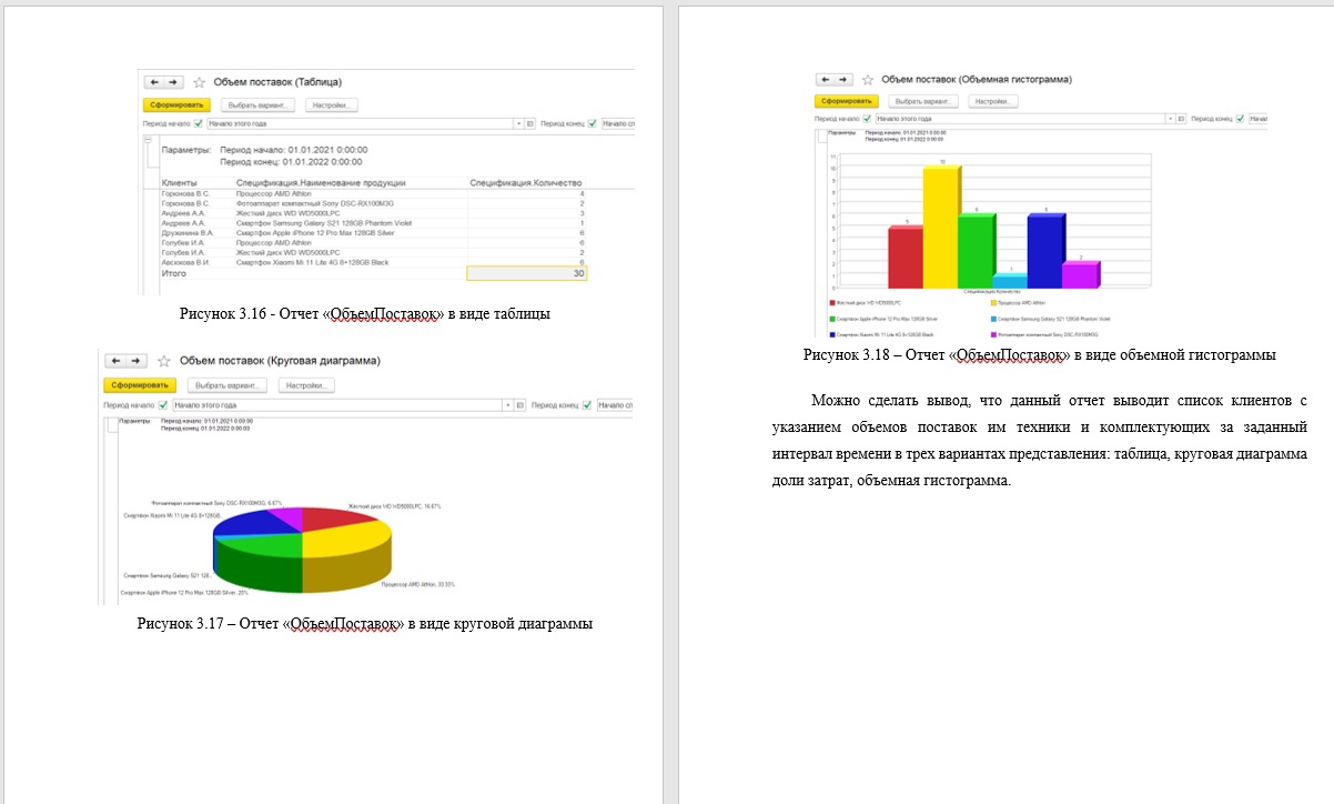 скриншот 4 на тему Разработка элементов информационной системы учёта заказов в среде конфигуратора 1С
