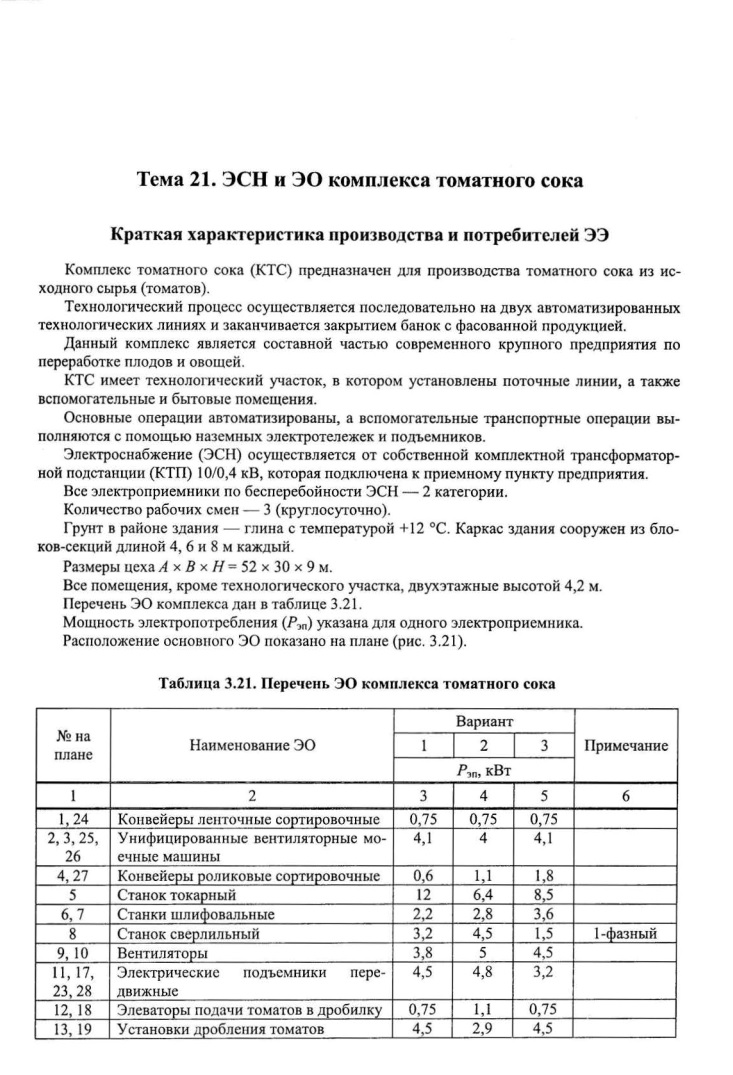 скриншот 1 на тему 21 Электроснабжение комплекса томатного сока