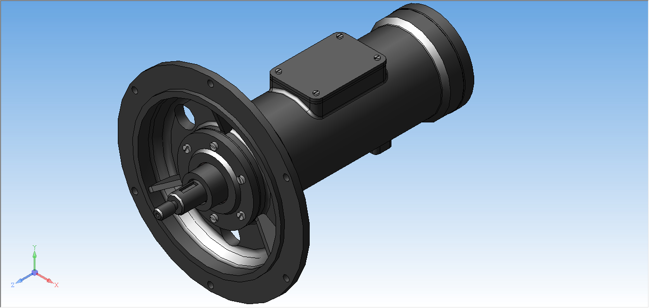 скриншот 00.23.000 - Ходовая Часть Вентилятора на тему Ходовая часть вентилятора - 00.23.000 СБ. Деталирование
