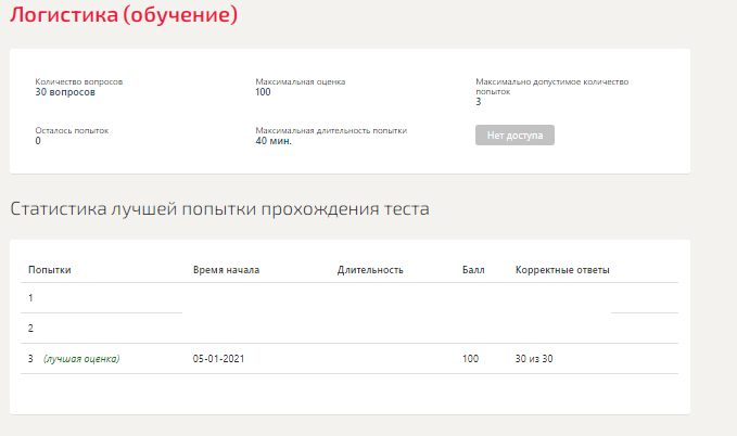 скриншот отметка на тему Логистика.Тест Синергия 2021г.на 100 баллов